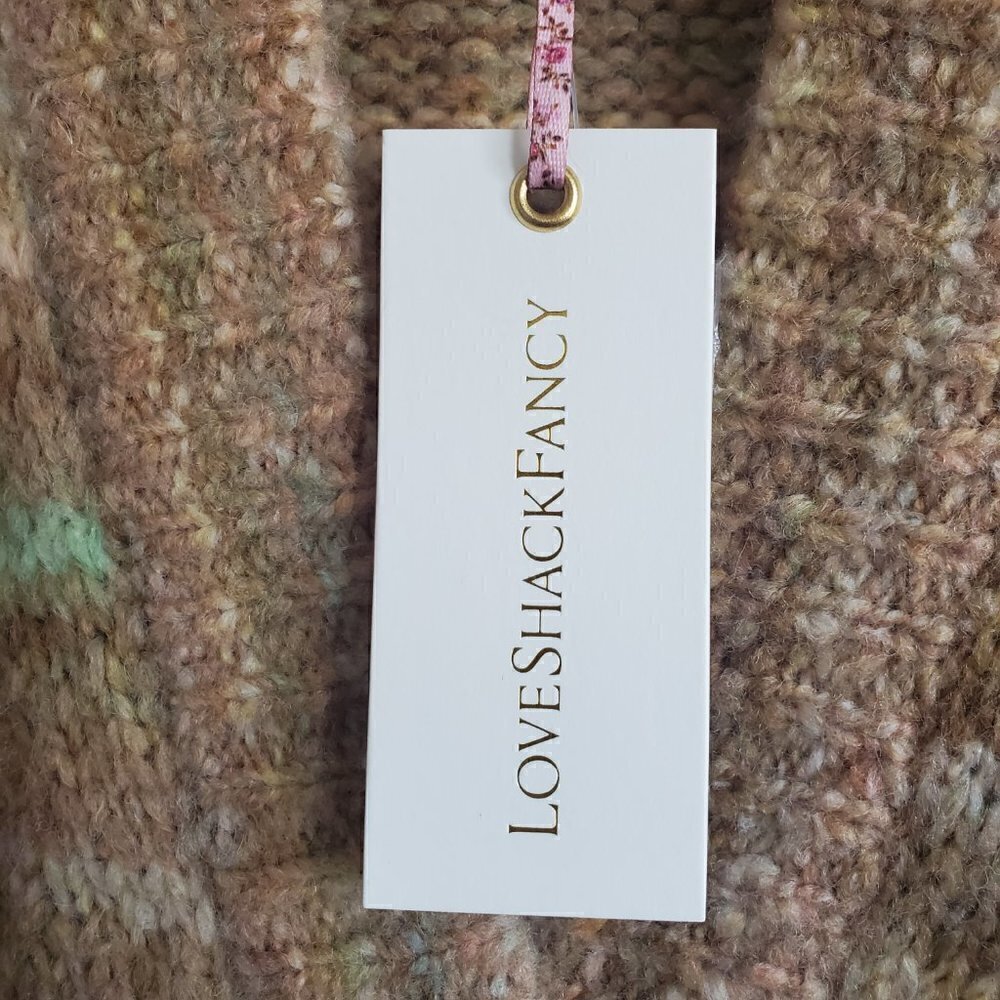LoveShackFancy Wilford Boyfriend Cardigan Sweater - Picture 3 of 6